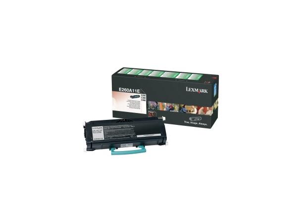 Toner LEXMARK 0E260A11E 3.5K sort 